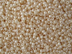 8/0 Toho Japanese Seed Beads - Cream Opaque Luster #123