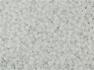 8/0 Toho Japanese Seed Beads - Opalescent White Ceylon Pearl Matte #141F