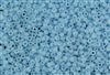8/0 Toho Japanese Seed Beads - Aqua Blue Ceylon Pearl Matte #143F