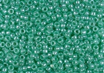8/0 Toho Japanese Seed Beads - Green Ceylon Pearl #144