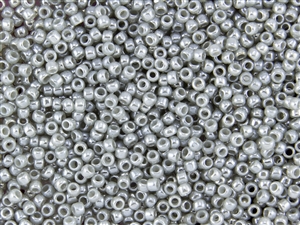 8/0 Toho Japanese Seed Beads - Grey Ceylon Pearl #150