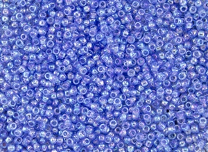 8/0 Toho Japanese Seed Beads - Light Sapphire Transparent Rainbow #168