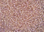 8/0 Toho Japanese Seed Beads - Light Rose Transparent Rainbow #169