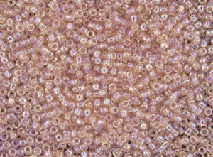 8/0 Toho Japanese Seed Beads - Light Rose Transparent Rainbow #169
