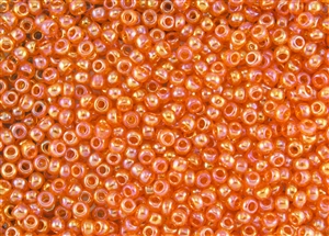8/0 Toho Japanese Seed Beads - Light Hyacinth Orange Transparent Rainbow #174