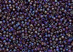 8/0 Toho Japanese Seed Beads - Transparent Smoky Topaz Rainbow #177