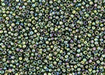 8/0 Toho Japanese Seed Beads - Olivine Transparent Rainbow #180