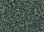8/0 Toho Japanese Seed Beads - Topaz Emerald Lined #243