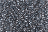 8/0 Toho Japanese Seed Beads - Metallic Blue Lined Champagne Mink Matte #288F