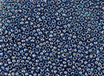 8/0 Toho Japanese Seed Beads - Dark Purple Lined Blue Raspberry #294