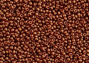 8/0 Toho Japanese Seed Beads - African Sunset Gold Luster #329