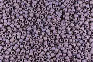 8/0 Toho Japanese Seed Beads - Antique Purple Opaque Rainbow Matte #412F