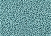 8/0 Toho Japanese Seed Beads - Opaque Turquoise Rainbow Matte #413F