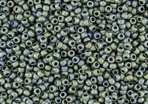8/0 Toho Japanese Seed Beads - Grey Iris Metallic Matte #512F