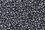 8/0 Toho Japanese Seed Beads - Gunmetal Metallic Matte #611