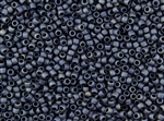 8/0 Toho Japanese Seed Beads - Blue Grey Metallic Matte #612