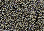 8/0 Toho Japanese Seed Beads - Brown Iris Metallic Matte #614