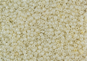 8/0 Toho Japanese Seed Beads - Cream Opal Luster #663