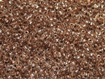 8/0 Toho Japanese Seed Beads - Copper Lined Crystal #740