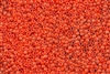 8/0 Toho Japanese Seed Beads - Luminous Neon Salmon Orange Lined Crystal #803