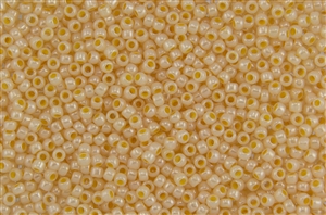 8/0 Toho Japanese Seed Beads - Soft Peach Ceylon Pearl #903