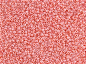 8/0 Toho Japanese Seed Beads - Pale Salmon Ceylon Pearl #905