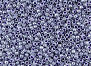 8/0 Toho Japanese Seed Beads - Purple Lavender Ceylon Pearl #922