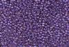 8/0 Toho Japanese Seed Beads - Mauve Lined Light Topaz #927