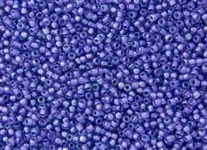 8/0 Toho Japanese Seed Beads - Purple Lined Light Sapphire #934