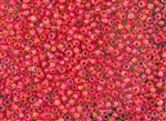 8/0 Toho Japanese Seed Beads - Coral Lined Topaz #979
