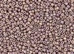 8/0 Toho Japanese Seed Beads - Cocoa Marbled Opaque Taupe #1203