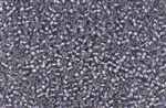 8/0 Toho Japanese Seed Beads - Grey Lined Soft Rose Rainbow #1807