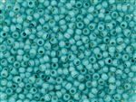 8/0 Toho Japanese Seed Beads - Turquoise Opal Silver Lined #2104