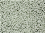 8/0 Toho Japanese Reflection / Reflective Seed Beads - Pale Honeydew #2502