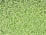 8/0 Toho Japanese Reflection / Reflective Seed Beads - Pale Neon Green #2503