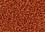 8/0 Toho Japanese Seed Beads - Semi Glazed Orange #2611F