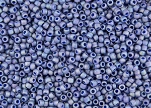 8/0 Toho Japanese Seed Beads - Semi Glazed Rainbow Soft Blue #2636F