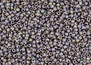 8/0 Toho Japanese Seed Beads - Semi Glazed Rainbow Lavender #2638F