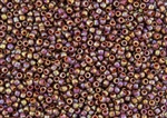 8/0 Toho Japanese Seed Beads - Semi Glazed Rainbow Burnt Orange #2640F