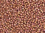 8/0 Toho Japanese Seed Beads - Semi Glazed Rainbow Orange #2641F