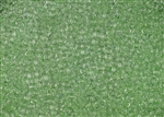 8/0 Toho Japanese Seed Beads - RE:Glass (Recycled Glass) Transparent Green #5004