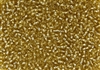 8/0 Toho Japanese Seed Beads - PermaFinish Light Topaz Silver Lined #PF22