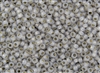 8/0 Toho Japanese Seed Beads - PermaFinish Grey Opal Silver Lined #PF2101