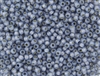 8/0 Toho Japanese Seed Beads - PermaFinish Sapphire Opal Silver Lined #PF2102