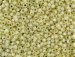 8/0 Toho Japanese Seed Beads - PermaFinish Jonquil Opal Silver Lined #PF2109