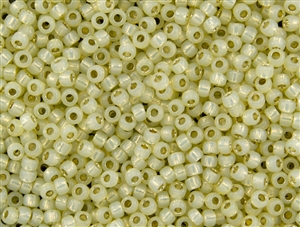 8/0 Toho Japanese Seed Beads - PermaFinish Jonquil Opal Silver Lined #PF2109