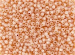 8/0 Toho Japanese Seed Beads - PermaFinish Salmon Opal Silver Lined #PF2111