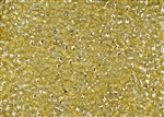 8/0 Toho Japanese Seed Beads - RE:Glass (Recycled Glass) PermaFinish Silver Lined Brown #PF5022