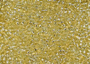 8/0 Toho Japanese Seed Beads - RE:Glass (Recycled Glass) PermaFinish Silver Lined Brown #PF5022