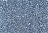 8/0 Toho Japanese Seed Beads - RE:Glass (Recycled Glass) PermaFinish Silver Lined Blue #PF5033